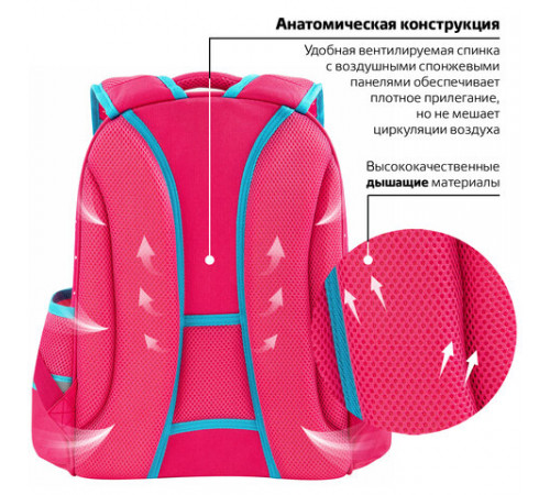 Ранец ЮНЛАНДИЯ LIGHT, 2 отделения, 