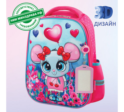 Ранец ЮНЛАНДИЯ LIGHT, 2 отделения, 