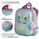 Ранец BRAUBERG SHINY, 2 отделения, с брелоком, 