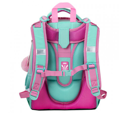 Ранец BRAUBERG SHINY, 2 отделения, с брелоком, 