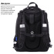 Ранец BRAUBERG SHINY, 2 отделения, с брелоком, 