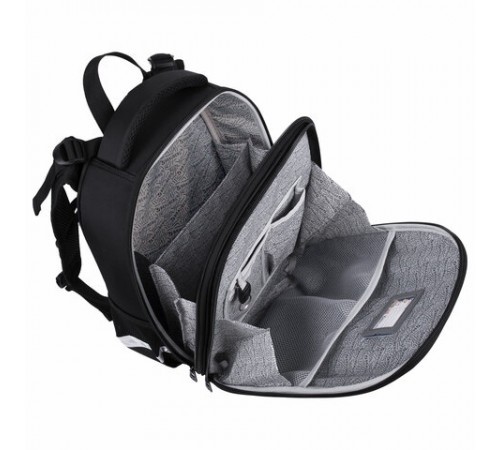 Ранец BRAUBERG SHINY, 2 отделения, с брелоком, 
