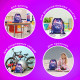 Мешок для обуви BRAUBERG KIDS, с петлей, 42х34 см, 