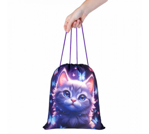 Мешок для обуви BRAUBERG KIDS, с петлей, 42х34 см, 