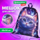 Мешок для обуви BRAUBERG KIDS, с петлей, 42х34 см, 
