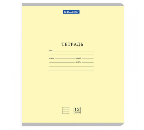 Тетради ДЭК 12 л. КОМПЛЕКТ 280 шт. BRAUBERG 