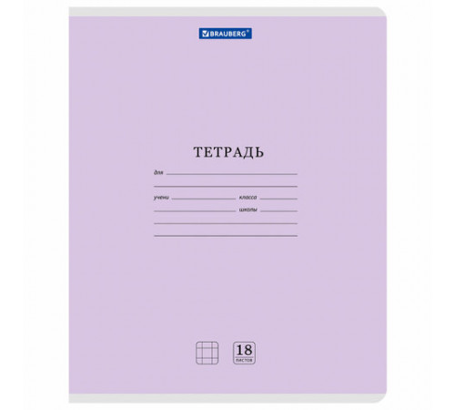 Тетради ДЭК 18 л., КОМПЛЕКТ 10 шт., BRAUBERG 