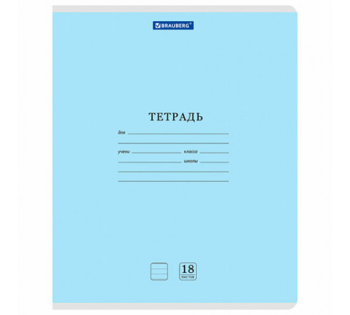 Тетради ДЭК 18 л., КОМПЛЕКТ 10 шт., BRAUBERG 