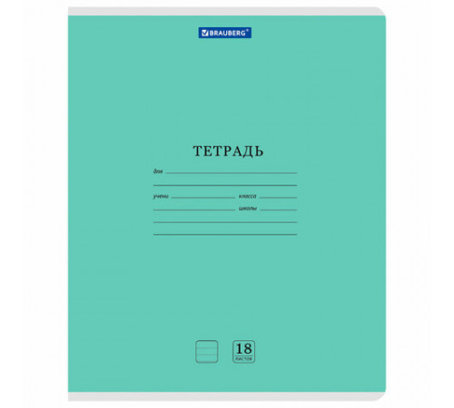 Тетради ДЭК 18 л., КОМПЛЕКТ 10 шт., BRAUBERG 