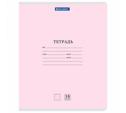 Тетради ДЭК 18 л., КОМПЛЕКТ 10 шт., BRAUBERG 