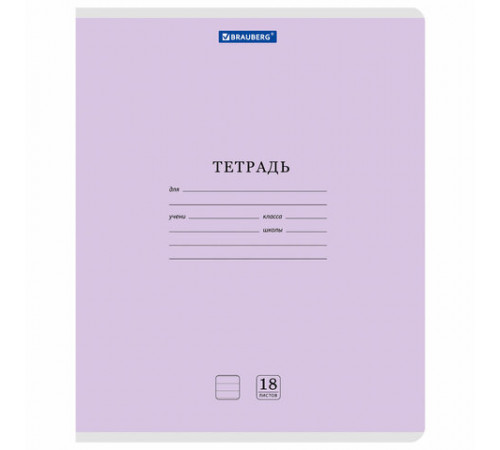 Тетради ДЭК 18 л., КОМПЛЕКТ 10 шт., BRAUBERG 