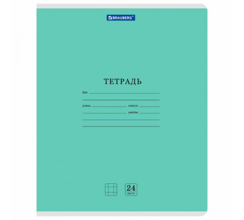 Тетради ДЭК 24 л., КОМПЛЕКТ 10 шт. BRAUBERG 