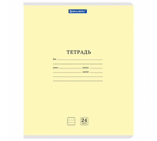 Тетради ДЭК 24 л., КОМПЛЕКТ 10 шт., BRAUBERG 