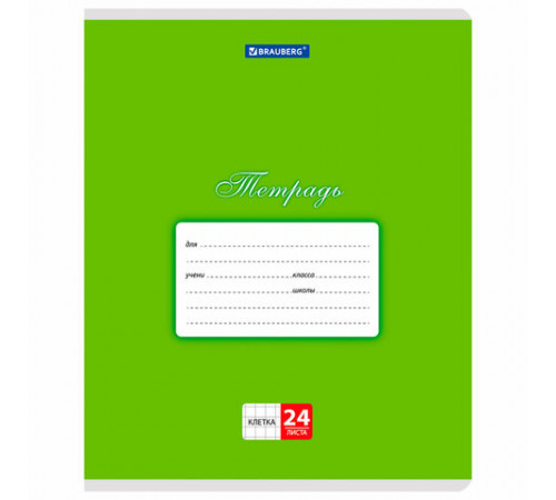 Тетради ДЭК 24 л., КОМПЛЕКТ 10 шт., BRAUBERG 