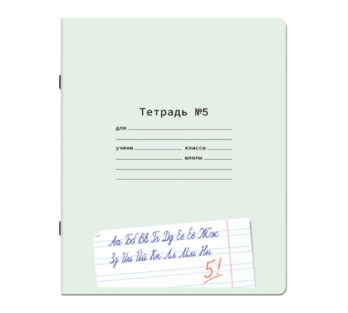 Тетради ДЭК 12 л. КОМПЛЕКТ 10 шт. ПРОПИСЬ № 5 узкая линия, со справкой, ЮНЛАНДИЯ, 404856