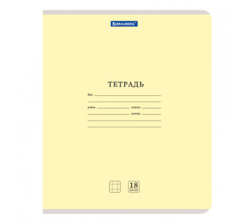 Тетради ДЭК 18 л. КОМПЛЕКТ 20 шт. BRAUBERG 