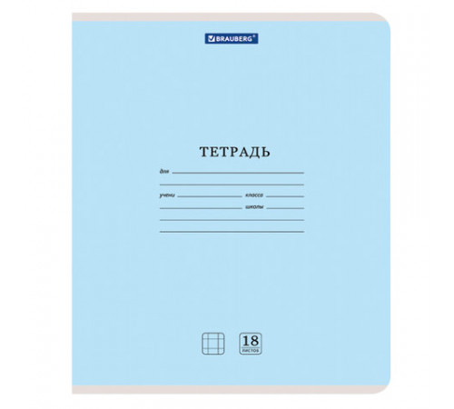Тетради ДЭК 18 л. КОМПЛЕКТ 20 шт. BRAUBERG 