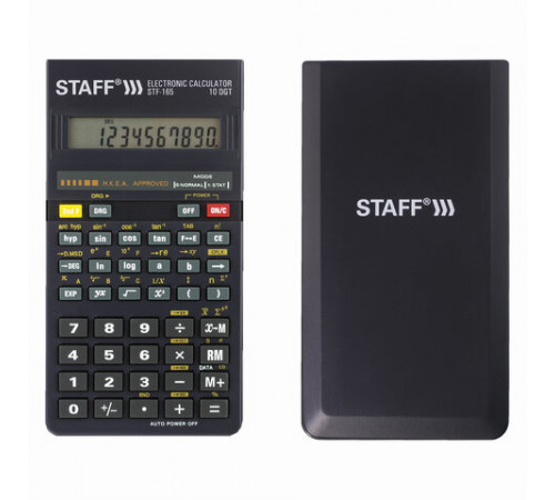 Калькулятор инженерный STAFF STF-165 (143х78 мм), 128 функций, 10 разрядов, 250122