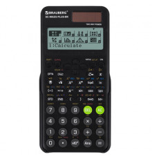 Калькулятор инженерный BRAUBERG SC-991ES-PLUS-BK (164х80 мм), 552 функции, 10+2 разряда, ЧЕРНЫЙ, 272651