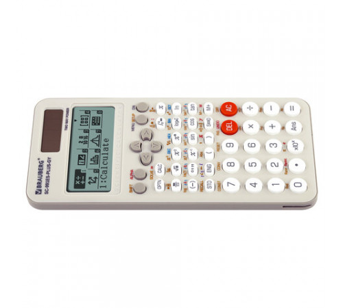 Калькулятор инженерный BRAUBERG SC-991ES-PLUS-GY (164х80 мм), 552 функции, 10+2 разряда, СЕРЫЙ, 272652