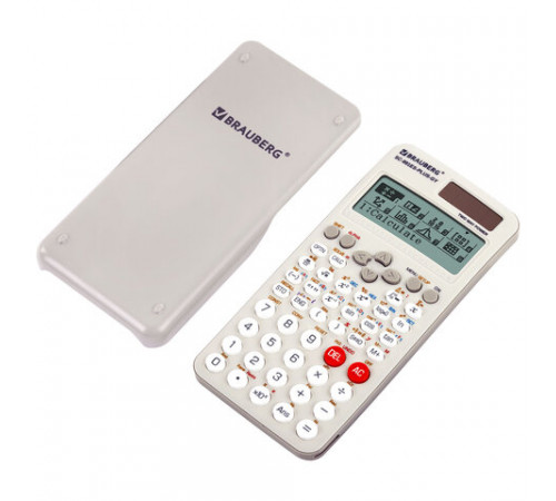 Калькулятор инженерный BRAUBERG SC-991ES-PLUS-GY (164х80 мм), 552 функции, 10+2 разряда, СЕРЫЙ, 272652