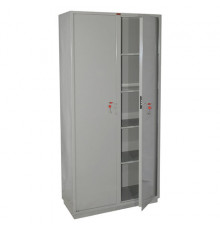 Шкаф металлический для документов КБС-10, (1850х880х390 мм; 90 кг), 2 отделения, сварной