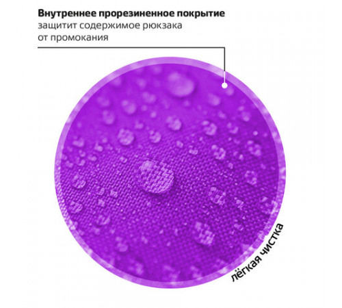 Рюкзак ПИФАГОР SCHOOL, 1 отделение, 3 кармана, 
