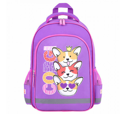 Рюкзак ПИФАГОР SCHOOL, 1 отделение, 3 кармана, 
