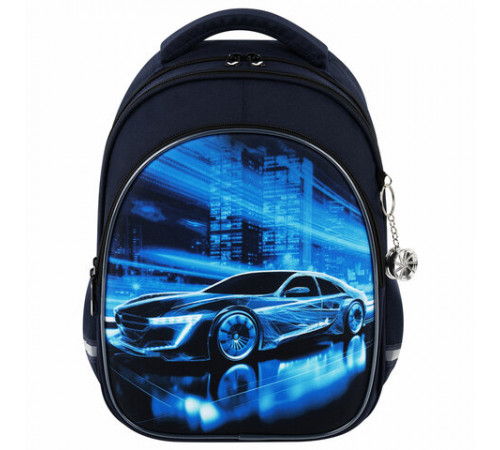 Рюкзак BRAUBERG OPTIMA, 2 отделения, с брелоком, 