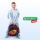 Рюкзак BRAUBERG KIDS MIND с пеналом в комплекте, 2 отделения, 