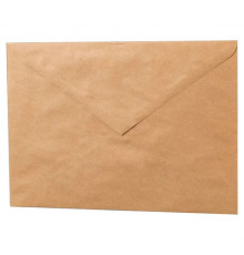 Конверты С5 (162х229 мм) КРАФТ, клей, 90 г/м2, КОМПЛЕКТ 1000 шт., треугольный клапан, 76423