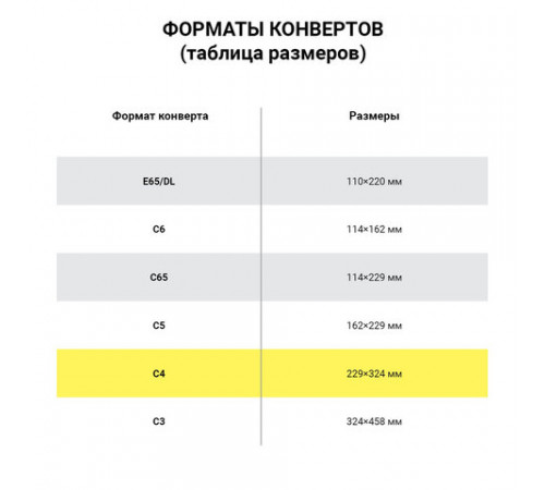 Конверты С4 (229х324 мм), клеевой слой, внутренняя запечатка, 90 г/м2, КОМПЛЕКТ 50 шт., BRAUBERG, 112176