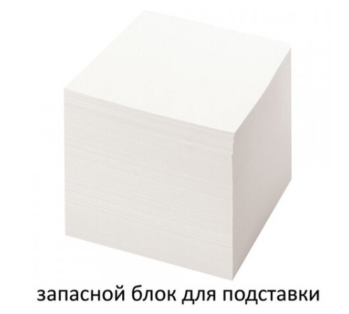 Блок для записей непроклеенный, 8х8х8 см, плотность 55 г/м2, белизна 70-80%, STAFF, 111981