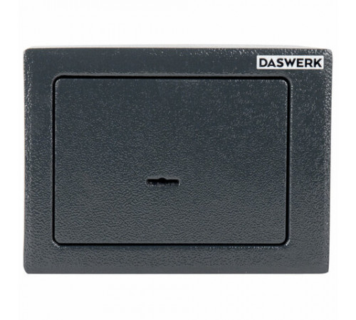Сейф мебельный DASWERK (ДАСВЕРК) SC-170KL (170х230х170 мм), ключевой замок, графит, 291337