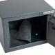 Сейф мебельный DASWERK (ДАСВЕРК) SC-170EL (170х230х170 мм), электронный замок, графит, 291338
