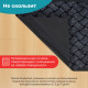 Коврик придверный 60х90 см, СЕРЫЙ, влаго-грязезащитный, 450 г/м2, плетение, PRIMILA (ПРИМИЛА) KRAFT, 701050
