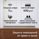 Коврик придверный 60х90 см, ВЕНГЕ, грязезащитный, 430 г/м2, ПОЛУКРУГ, фактурный ЧЕШУЙКИ, ЛЮБАША, 701053