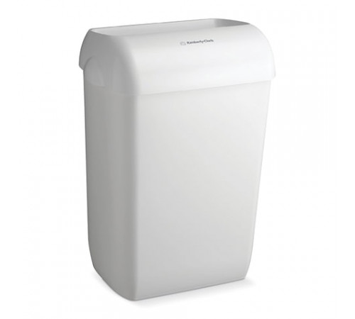 Контейнер для мусора, 43 л, KIMBERLY-CLARK Aquarius, белый, 56,9х42,2х29 см, 6993
