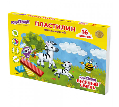 Пластилин классический ЮНЛАНДИЯ 