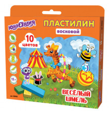 Пластилин восковой ЮНЛАНДИЯ 