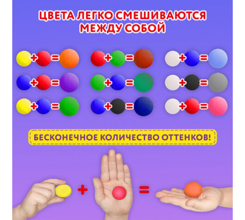 Пластилин супер лёгкий воздушный застывающий 12 цветов, 120 г, 3 стека, ЮНЛАНДИЯ, 105905