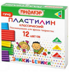 Пластилин классический ПИФАГОР 