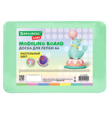 Доска для лепки А4, 280х200 мм, BRAUBERG KIDS, пастельные цвета, ассорти, 274252