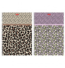 Тетрадь А4, 80 л., HATBER, гребень, клетка, тиснение, 