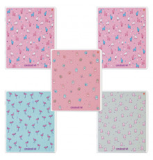 Тетрадь А5 48 л. АЛЬТ скоба, клетка, Soft Touch, фольга, 