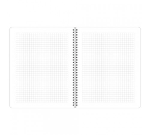 Тетради ДЭК А5 48 л. КОМПЛЕКТ 4 шт., BRAUBERG, гребень, клетка, 80 г/м2, Soft-Touch, 