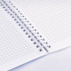 Тетради ДЭК А5 48 л. КОМПЛЕКТ 4 шт., BRAUBERG, гребень, клетка, 80 г/м2, Soft-Touch, 