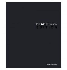Тетрадь А5 96 л., ПЗБМ, скоба, клетка, Soft Touch, брайль 3D, 
