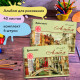 Альбомы для рисования ДЭК А4, 40 л., КОМПЛЕКТ 4 шт., гребень, обложка картон, BRAUBERG, 205х290 мм, 