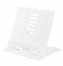 Подставка для книг и учебников большая BRAUBERG, White, регулируемый угол наклона, металлическая, 238056